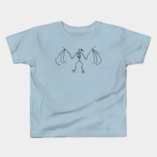 Bat Skeleton Kids T-Shirt